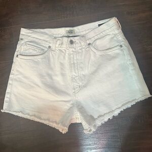 Citizens Of Humanity White Jean Shorts High-Waisted